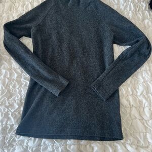 Vintage Eric and Talia Fleece Gray Sweater